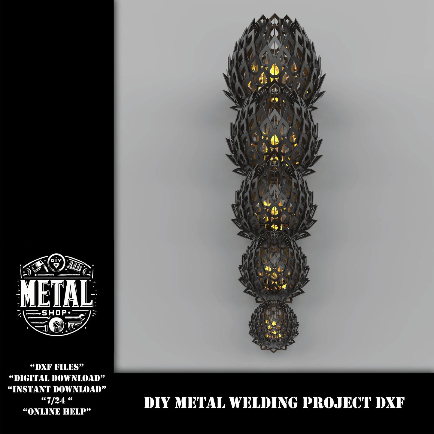 LOTUS Firepit Dxf Files for Plasma Cutting, Welding Project, Weld Kit,Metalworking Files, Welding,Metal Art,Abstract Metal Art, Firepit CNC
