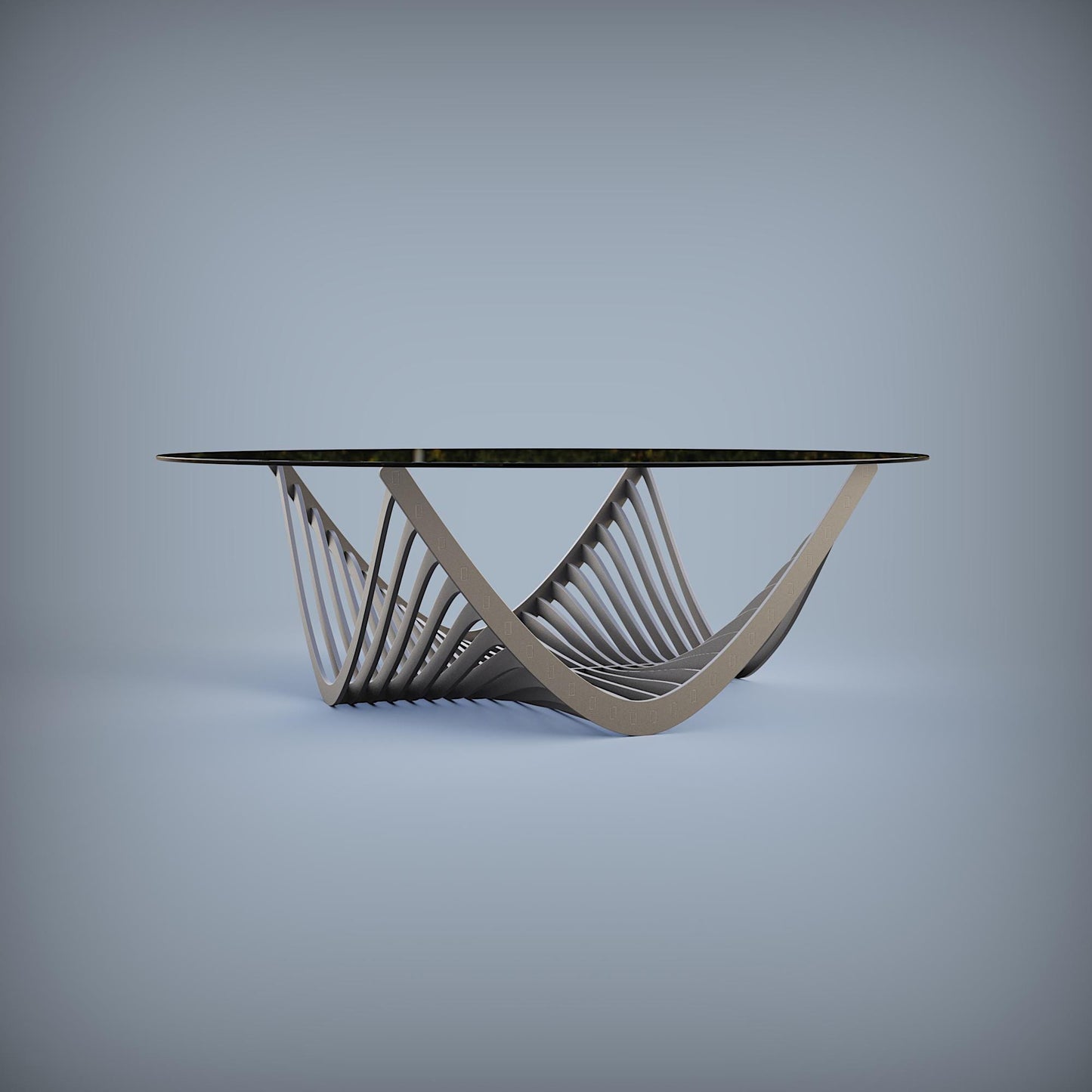 Parametric 12mm Sheet Metal Coffee Table Welding Project Dxf files For Plasma Lasercutting, digital files download, diy weld kit for plasma