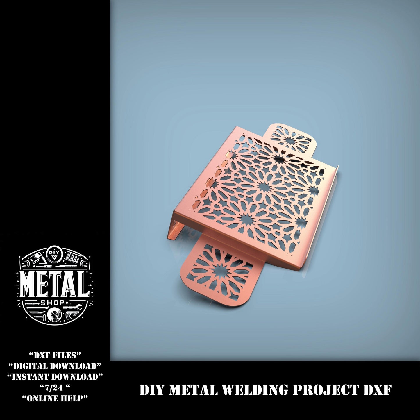 New Desktop Laptop Holder Stand Dxf Files, Sheet Metal Laptop Cooler Diy Dxf Files, Metal Welding Project DXF Plans, dwg/dxf files download