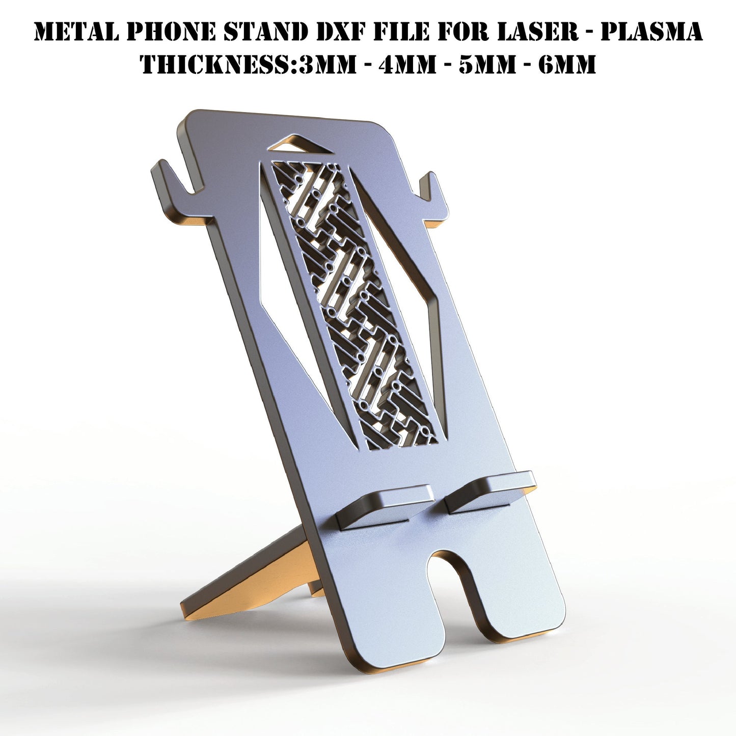 DIY Antique Phone Stand DXF Cutting Files, Charging Dock DXF Cut Files , dwg/dxf files download, metal laser/plasma cnc