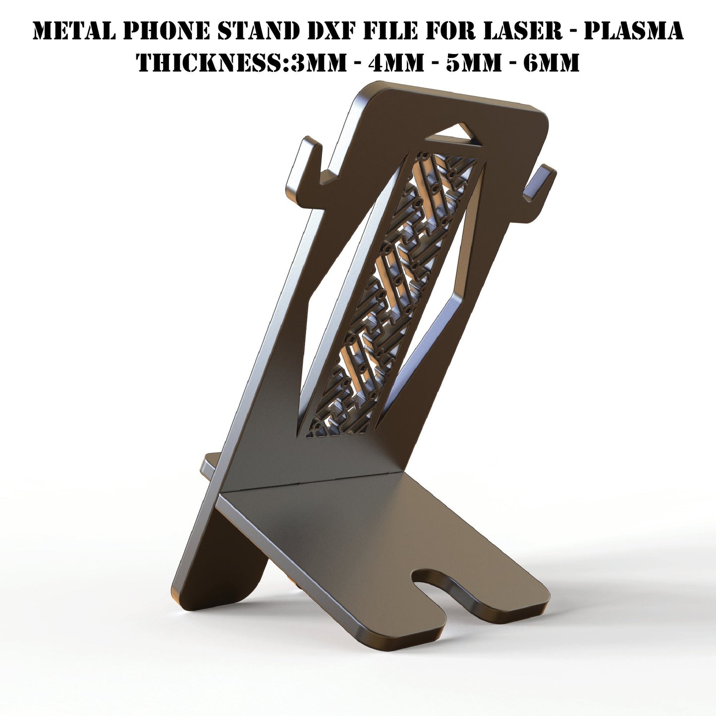 DIY Antique Phone Stand DXF Cutting Files, Charging Dock DXF Cut Files , dwg/dxf files download, metal laser/plasma cnc