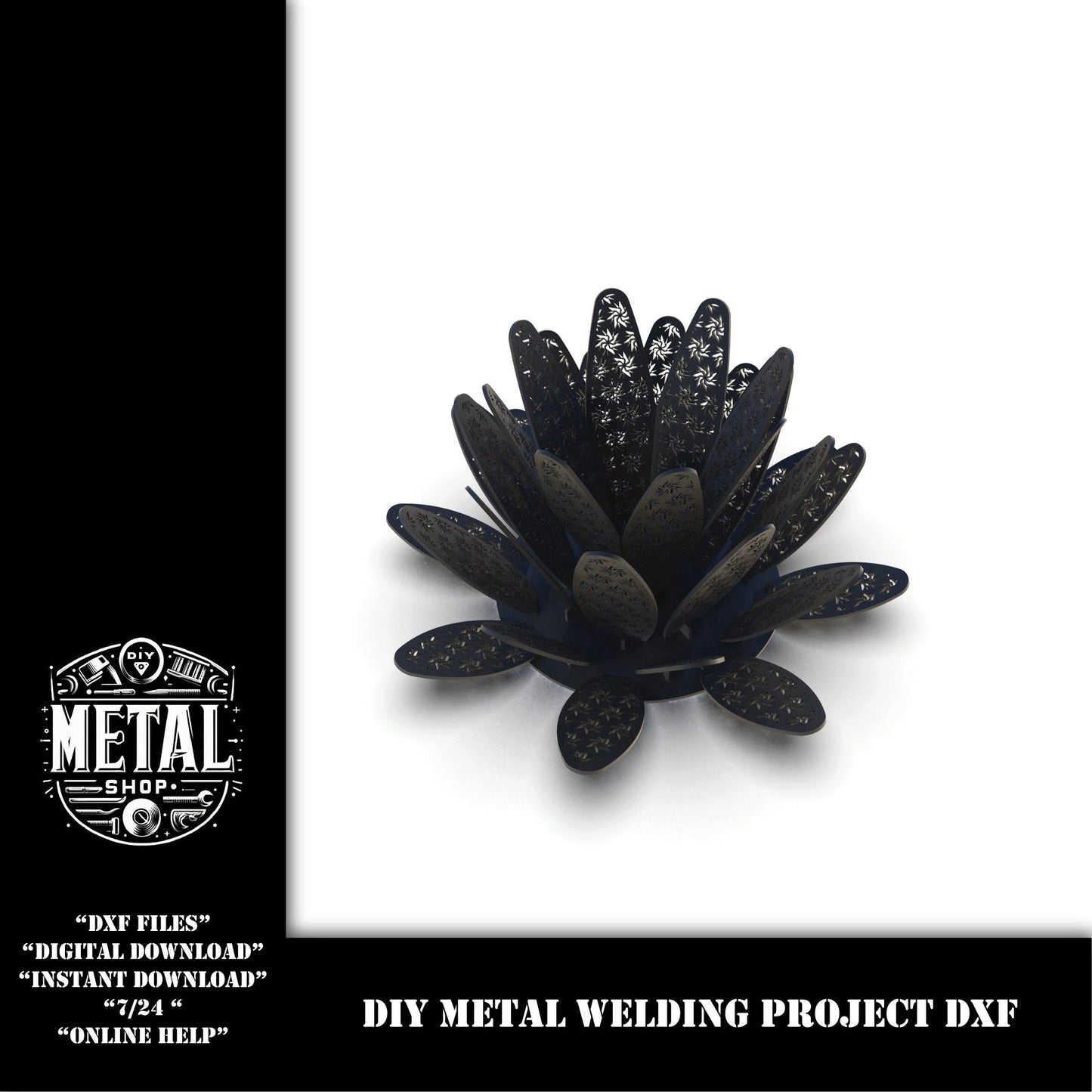 DIY Ornament Garden Decor Weld Project Plans Dxf for 5mm, diy weld kit, welding project templates, diy project, dxf files for plasma laser