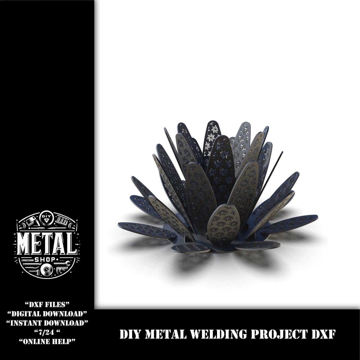 DIY Ornament Garden Decor Weld Project Plans Dxf for 5mm, diy weld kit, welding project templates, diy project, dxf files for plasma laser