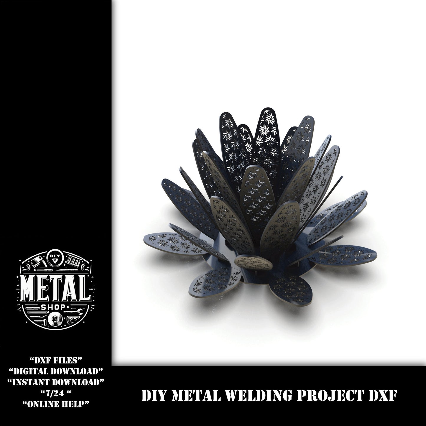 DIY Ornament Garden Decor Weld Project Plans Dxf for 5mm, diy weld kit, welding project templates, diy project, dxf files for plasma laser