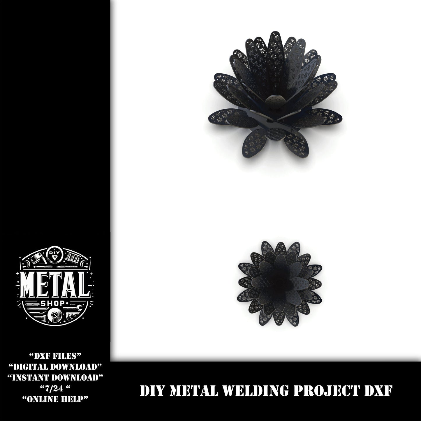 DIY Ornament Garden Decor Weld Project Plans Dxf for 5mm, diy weld kit, welding project templates, diy project, dxf files for plasma laser