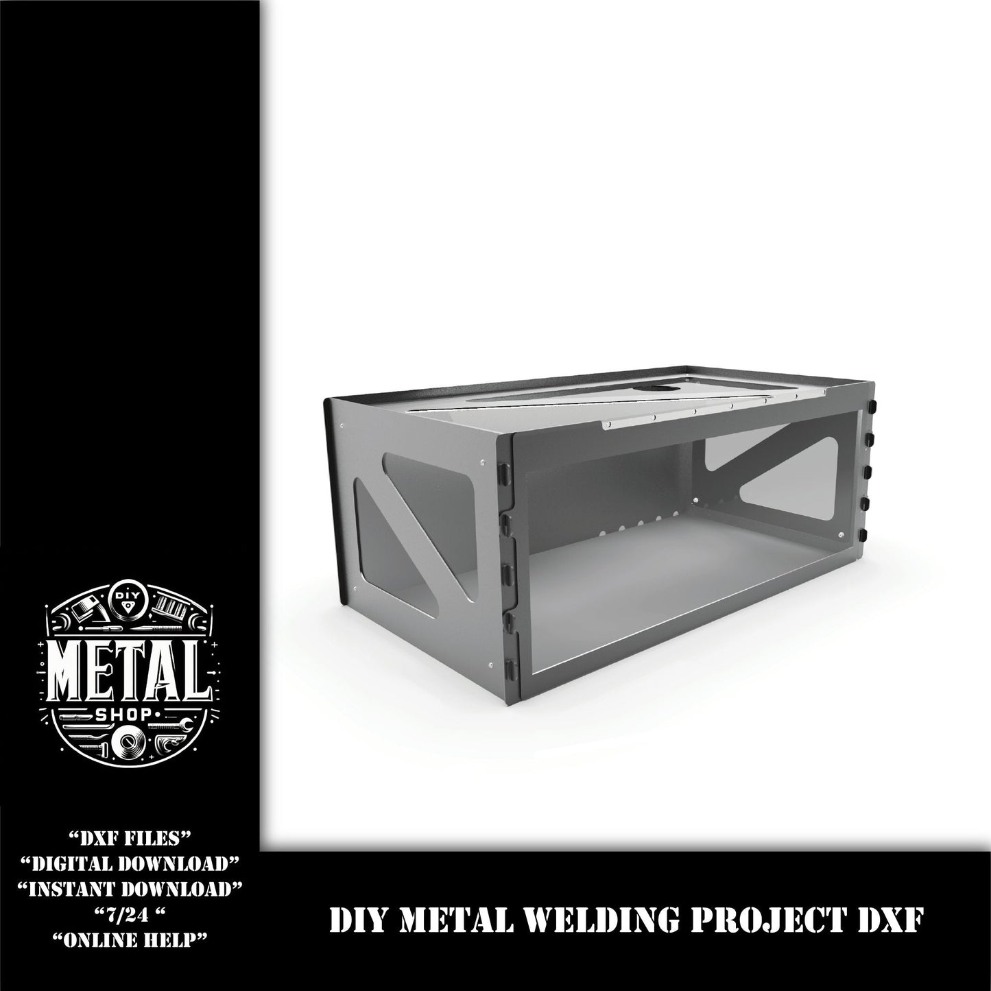 DIY DXF Universal Laser Cutter Engraver Enclosure Project ready for cnc cutting,  glowforge enclosure, lightburn enclosure, x-tool enclosure