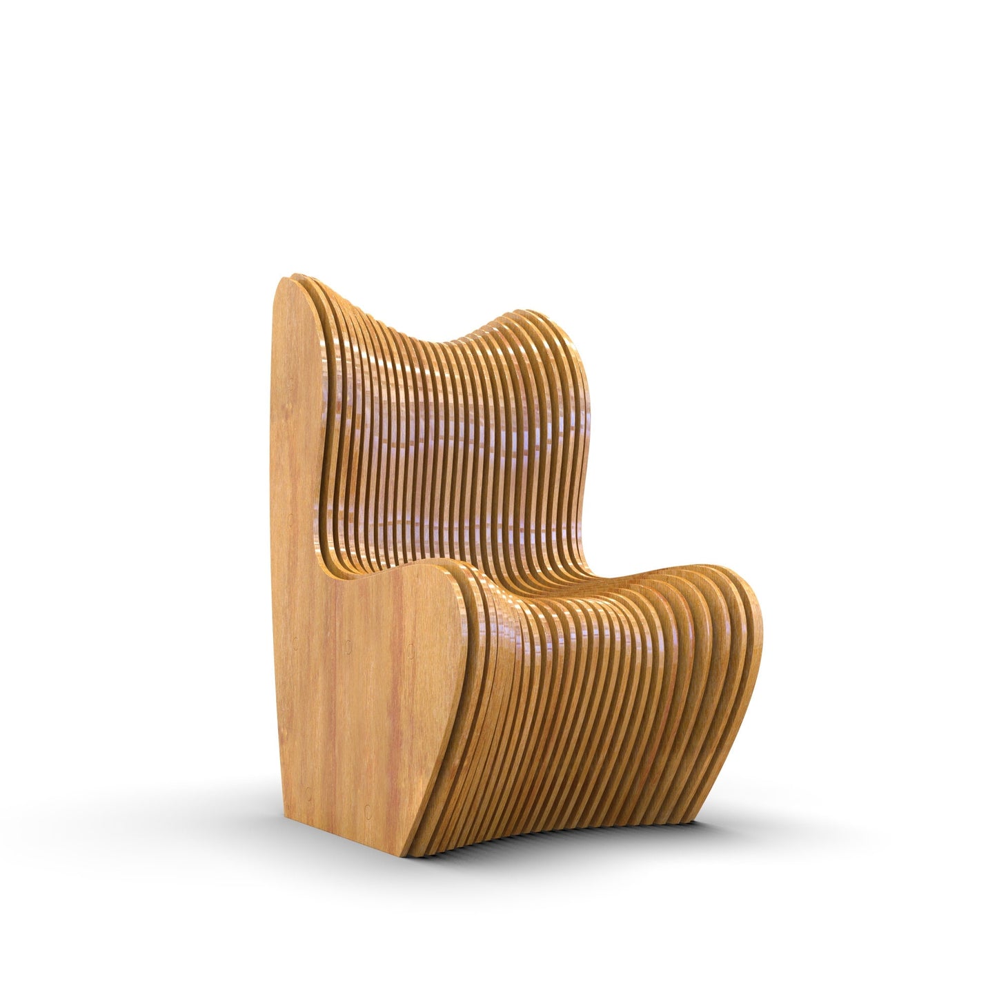 Diy Parametric Chair Version 1 Cut Plans, Home interiors, laser cutting Dxf Files for Router Laser, 15mm Wooden Project DXF Svg Plans