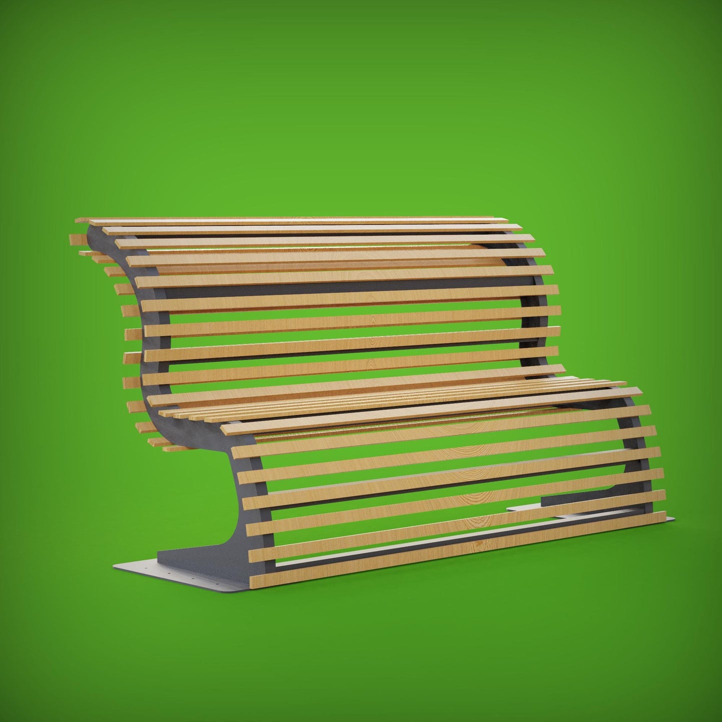 DIY Metal Bench V4 Welding Project Plans Dxf files, diy weld kit, welding project templates, metal diy project
